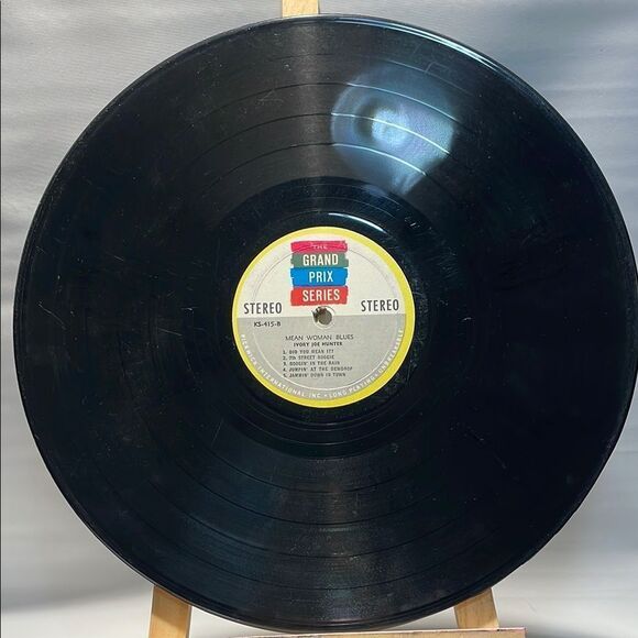 Ivory Joe Hunter - Mean Woman Blues Vinyl Record - Picture 5 of 6